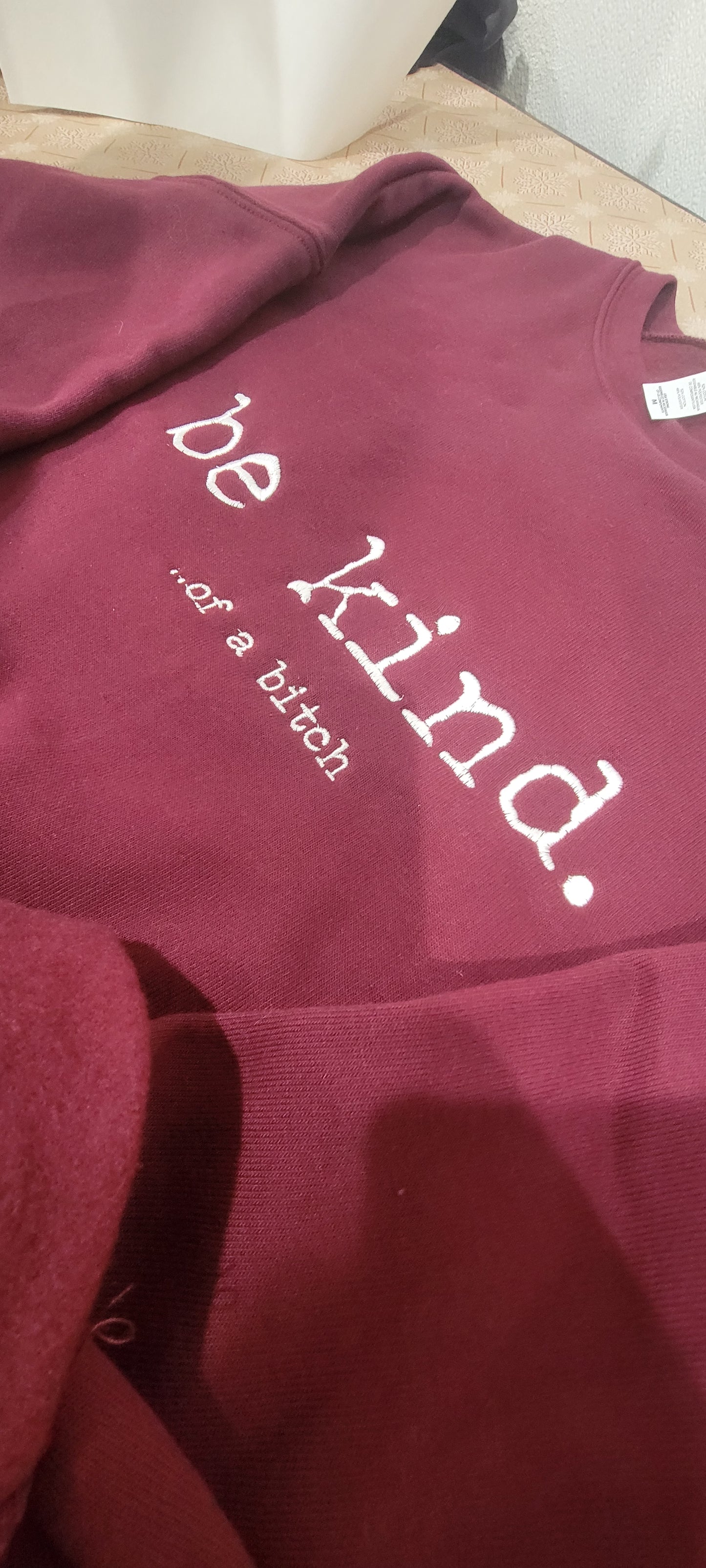 Stay Weird Embroidered Sweatshirt Fairytaleavenue