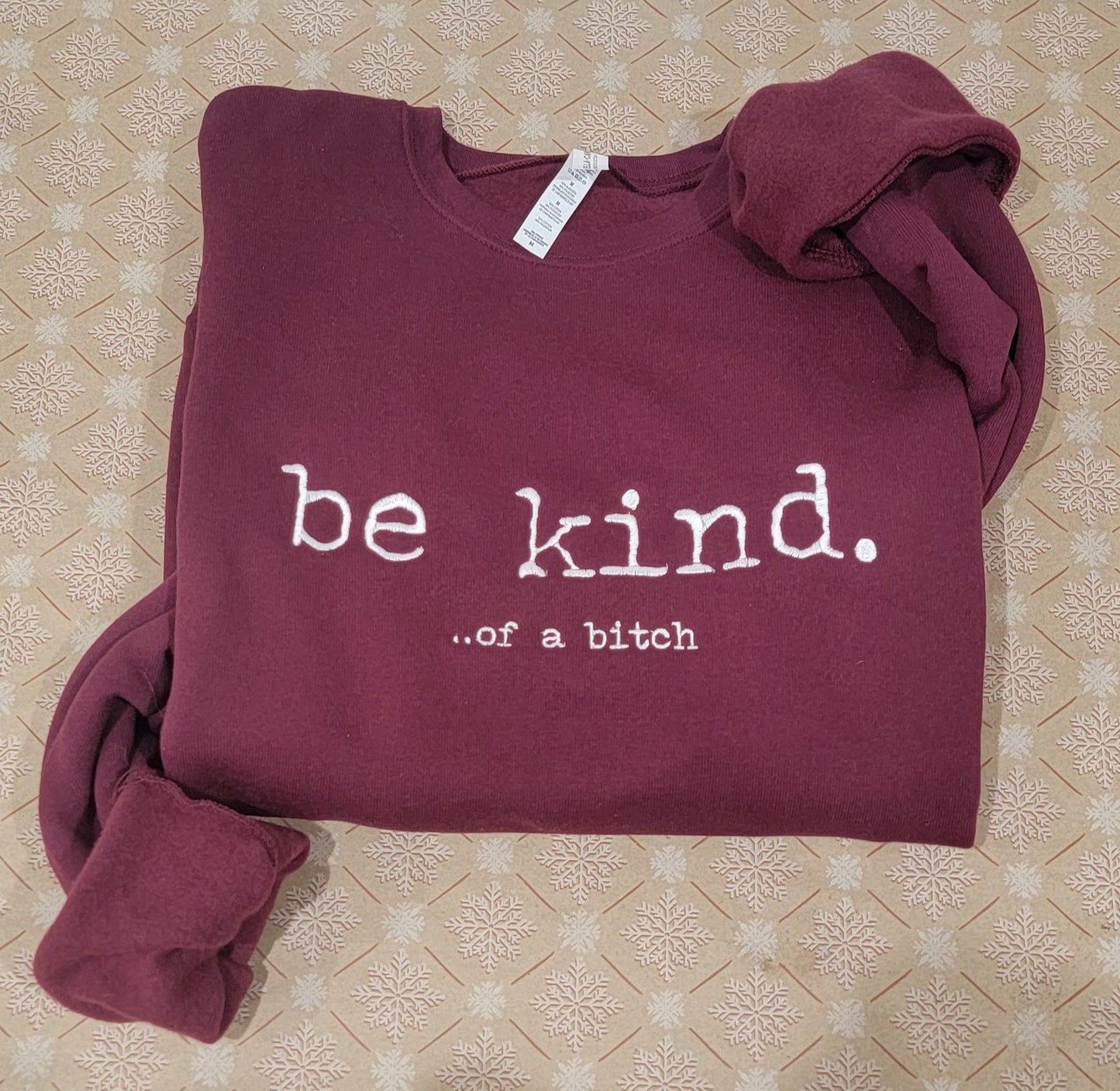 Stay Weird Embroidered Sweatshirt Fairytaleavenue