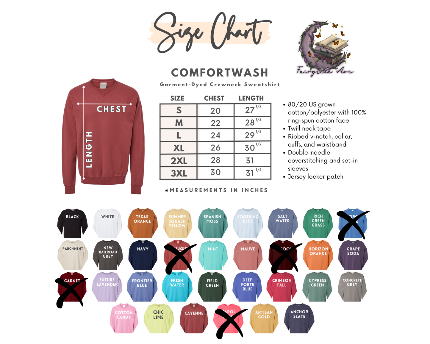 Fairytale Logo Embroidered Sweatshirt Fairytaleavenue