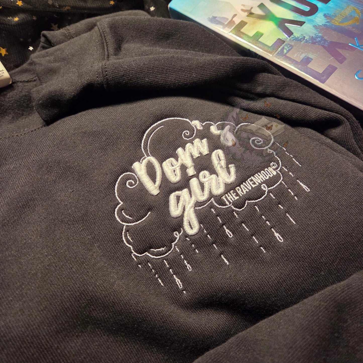 Tobias' Girl 3D puff Embroidered Sweatshirt Fairytaleavenue