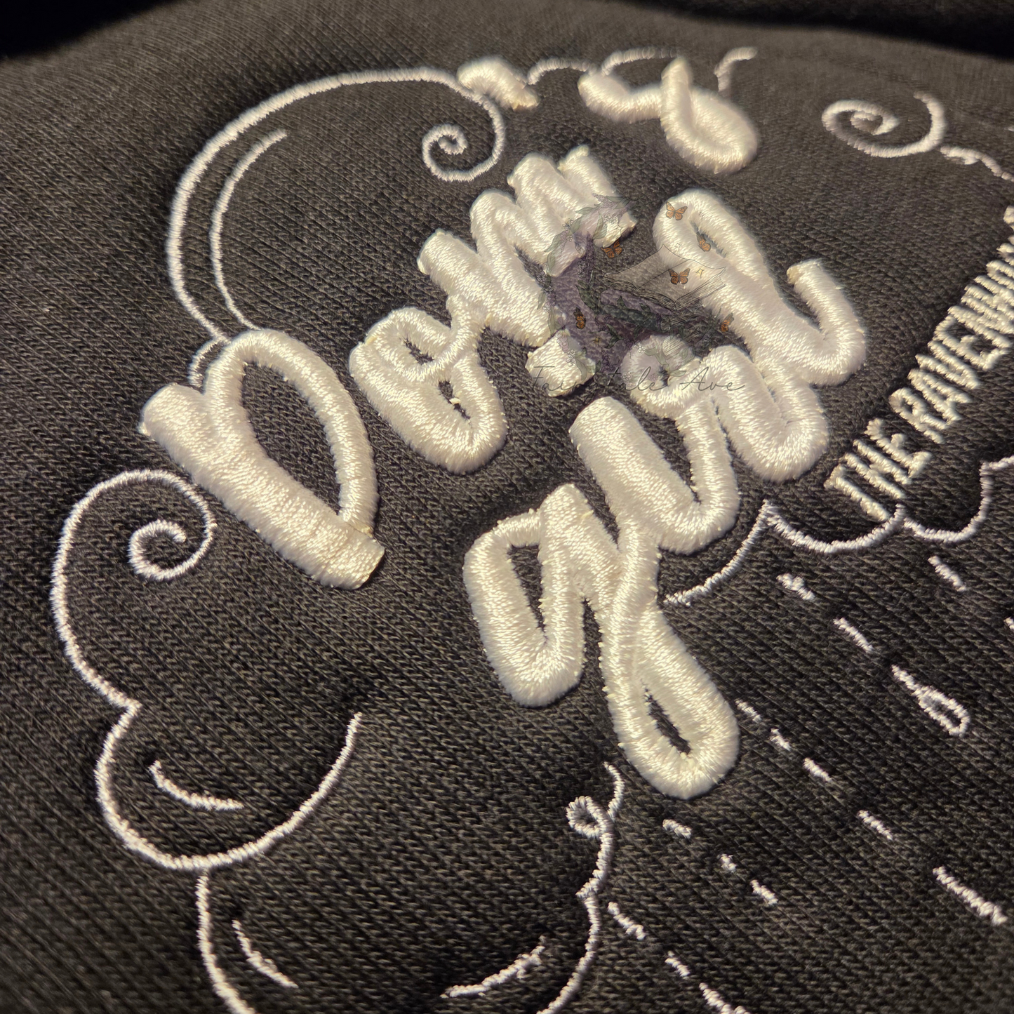 Tobias' Girl 3D puff Embroidered Sweatshirt Fairytaleavenue