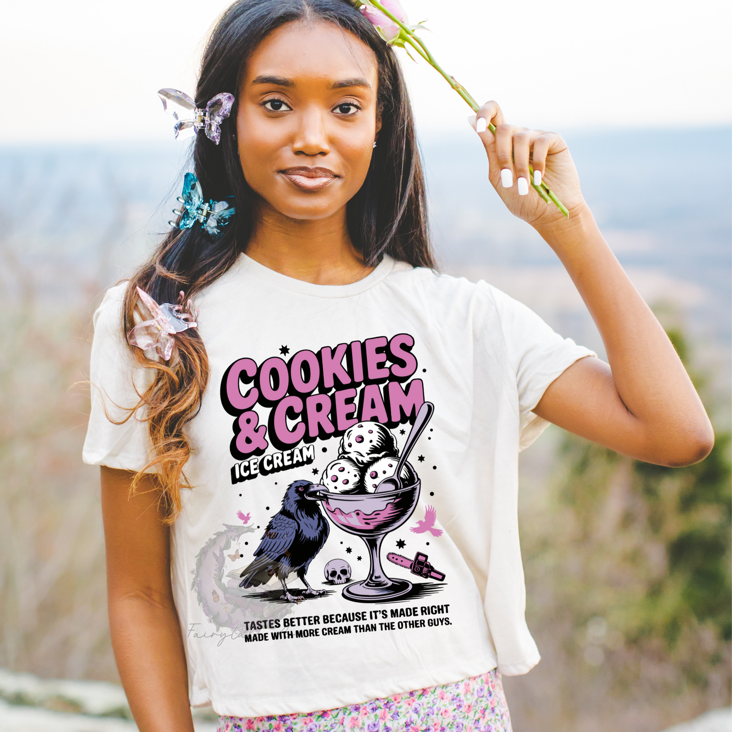 Cookies & Cream Ice Cream Tee Fairytaleavenue