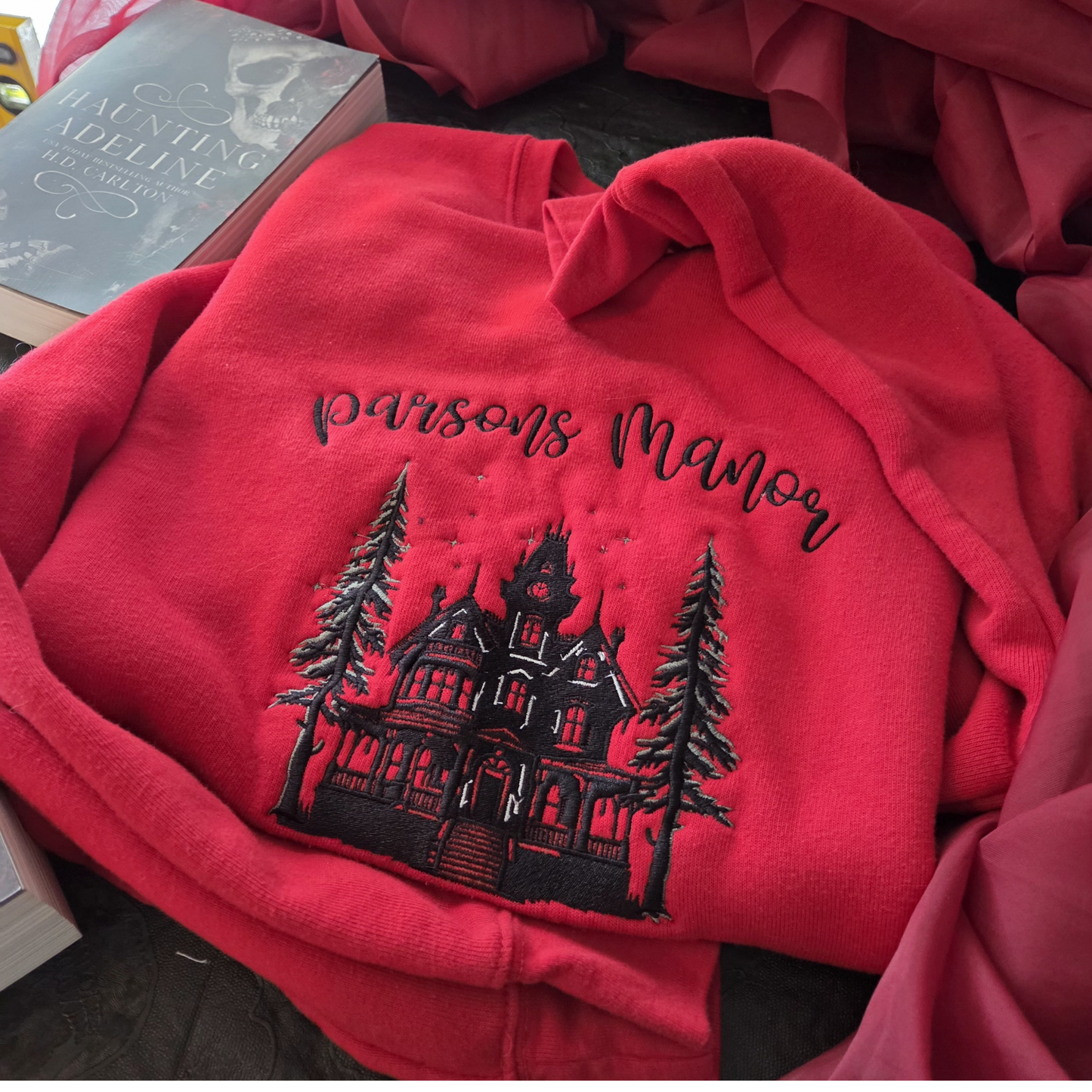 OFFICIALLY LICENSED HD CARLTON Parson's Manor Embroidered Sweatshirt Fairytaleavenue