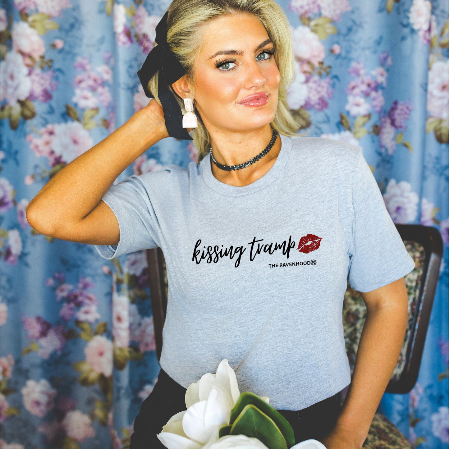 Licensed Ravenhood-Kissing Tramp Graphic Tee Fairytaleavenue