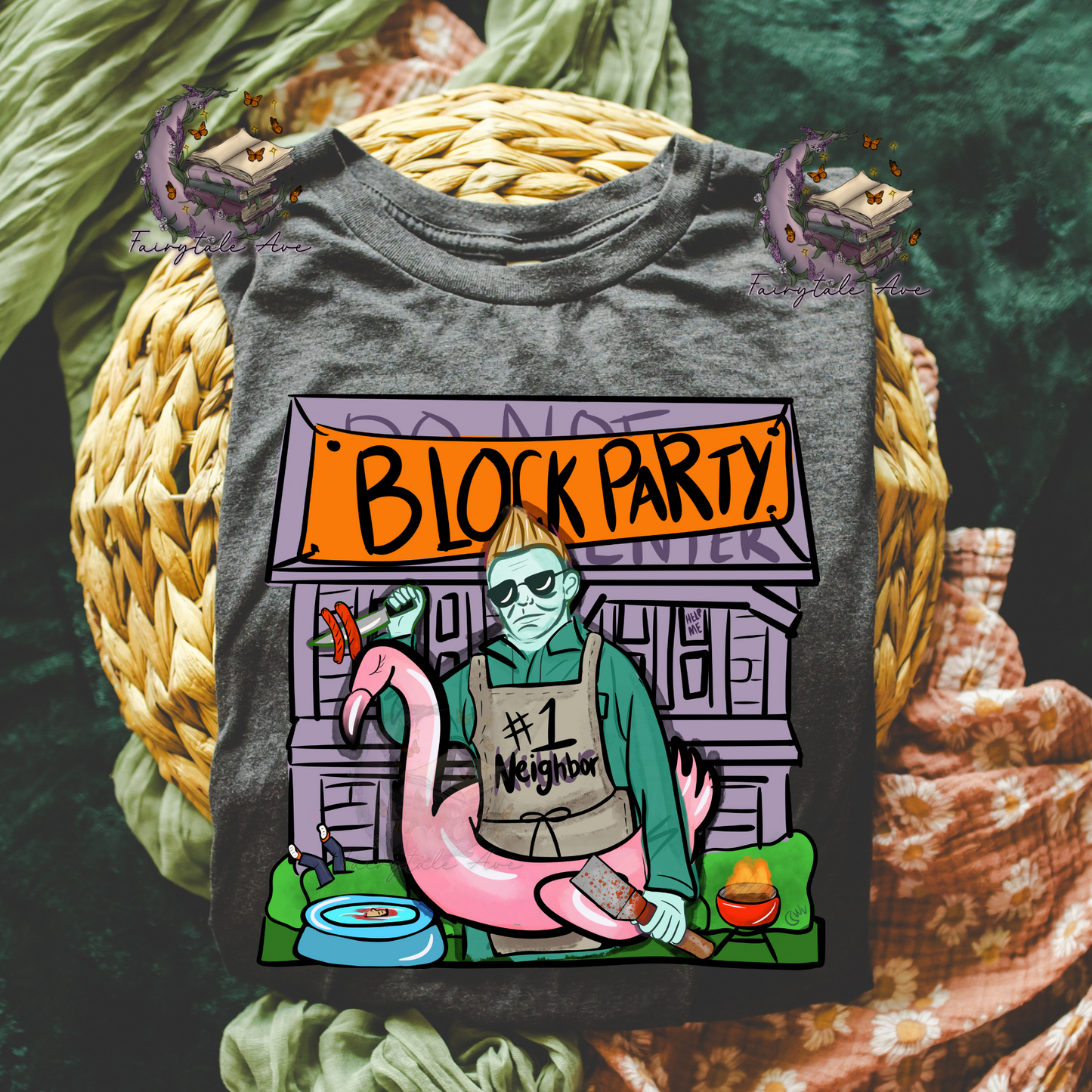 Block party Summer Halloween Tee Fairytaleavenue
