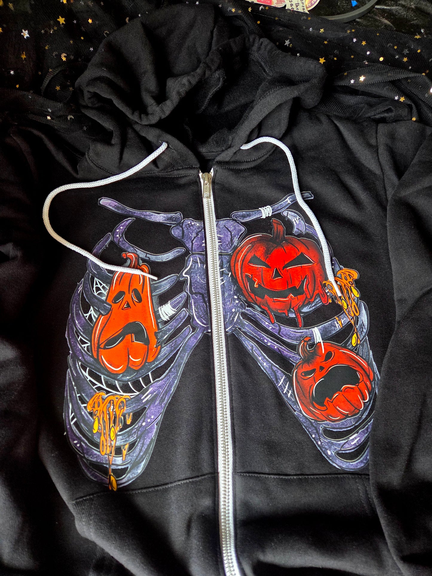 Halloween Ribcage Tee, Zip-Up or Sweatshirt Fairytaleavenue