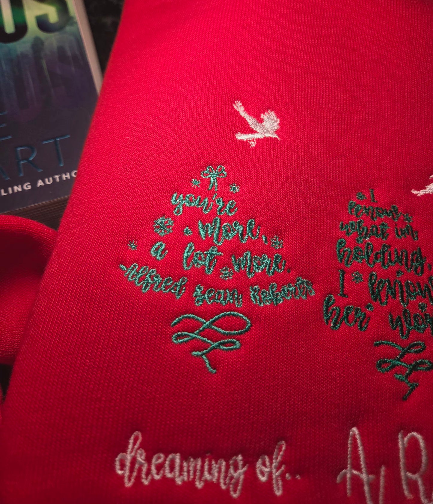 Raven Tree Quotes Embroidered Sweatshirt Fairytaleavenue