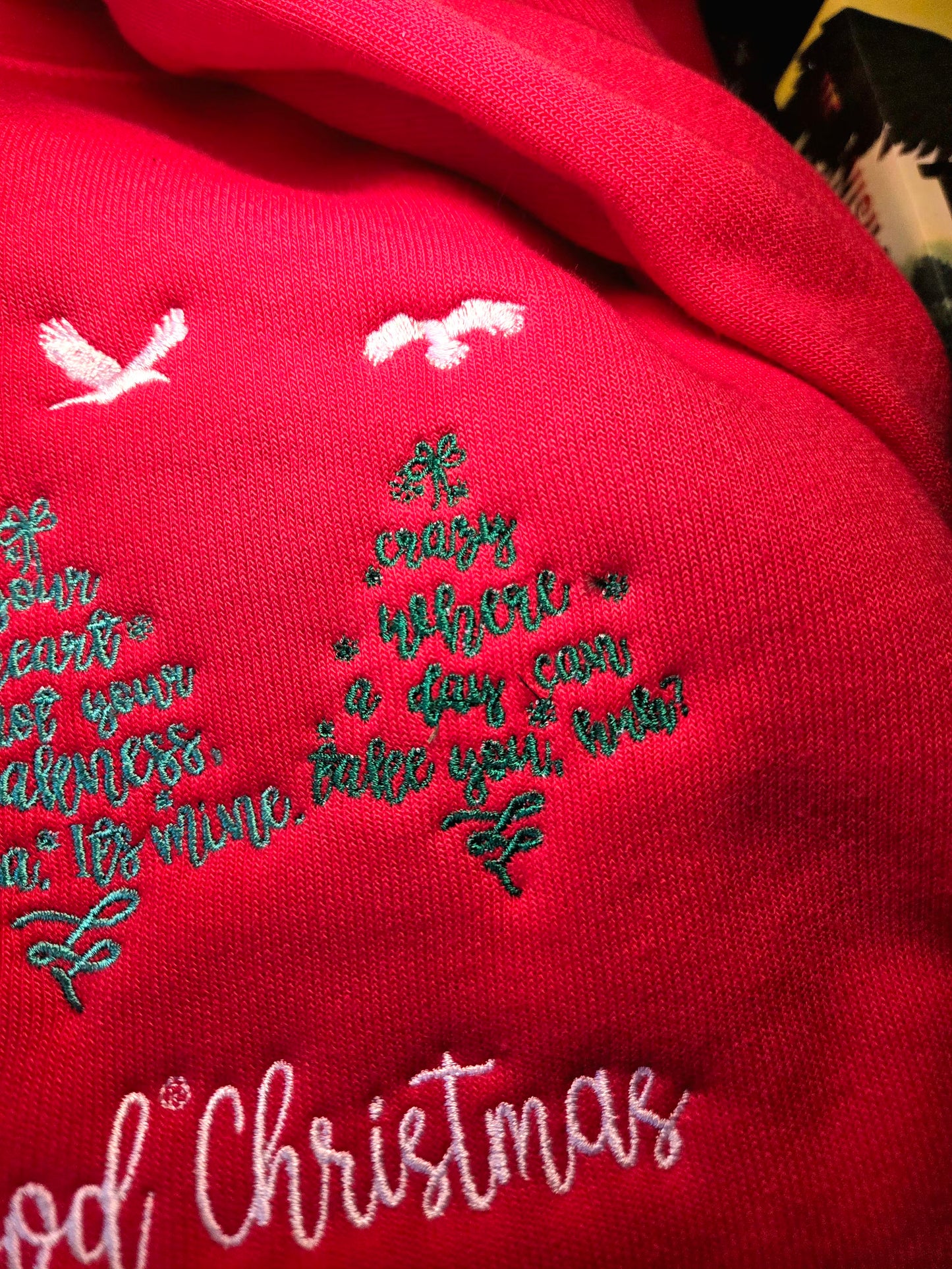 Raven Tree Quotes Embroidered Sweatshirt Fairytaleavenue