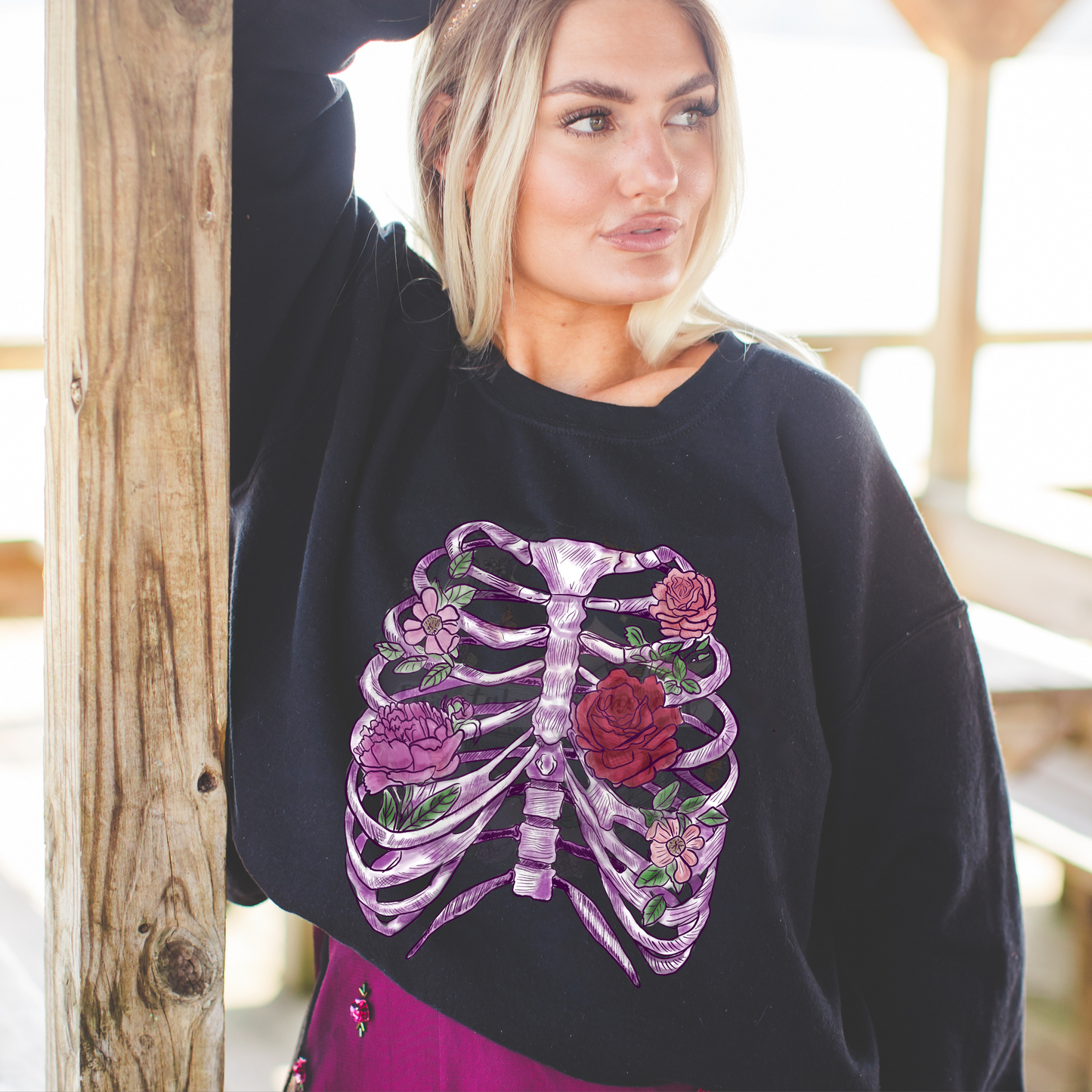 Halloween Ribcage Tee, Zip-Up or Sweatshirt Fairytaleavenue