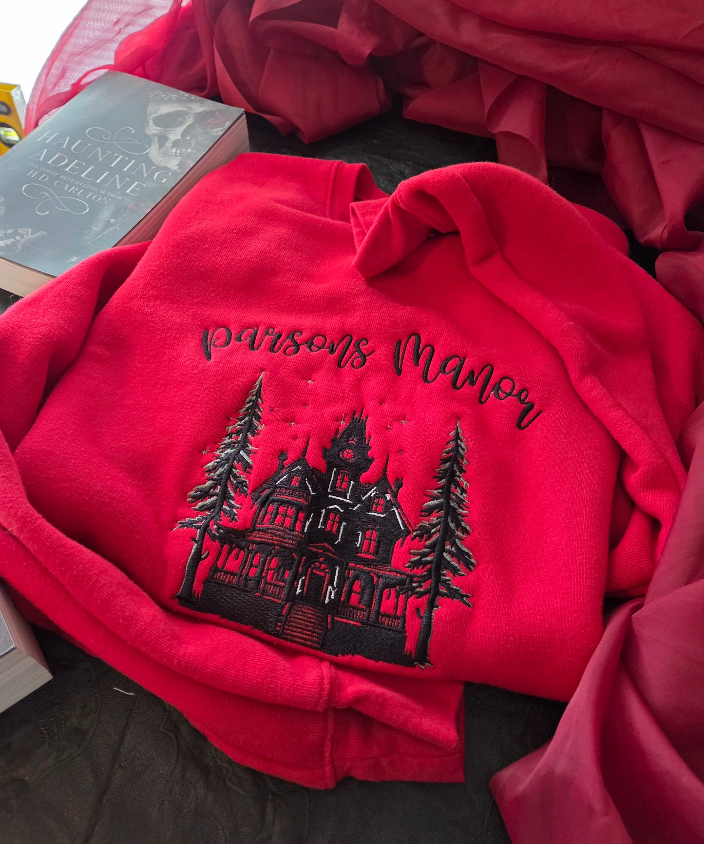 OFFICIALLY LICENSED HD CARLTON Parson's Manor Embroidered Sweatshirt Fairytaleavenue