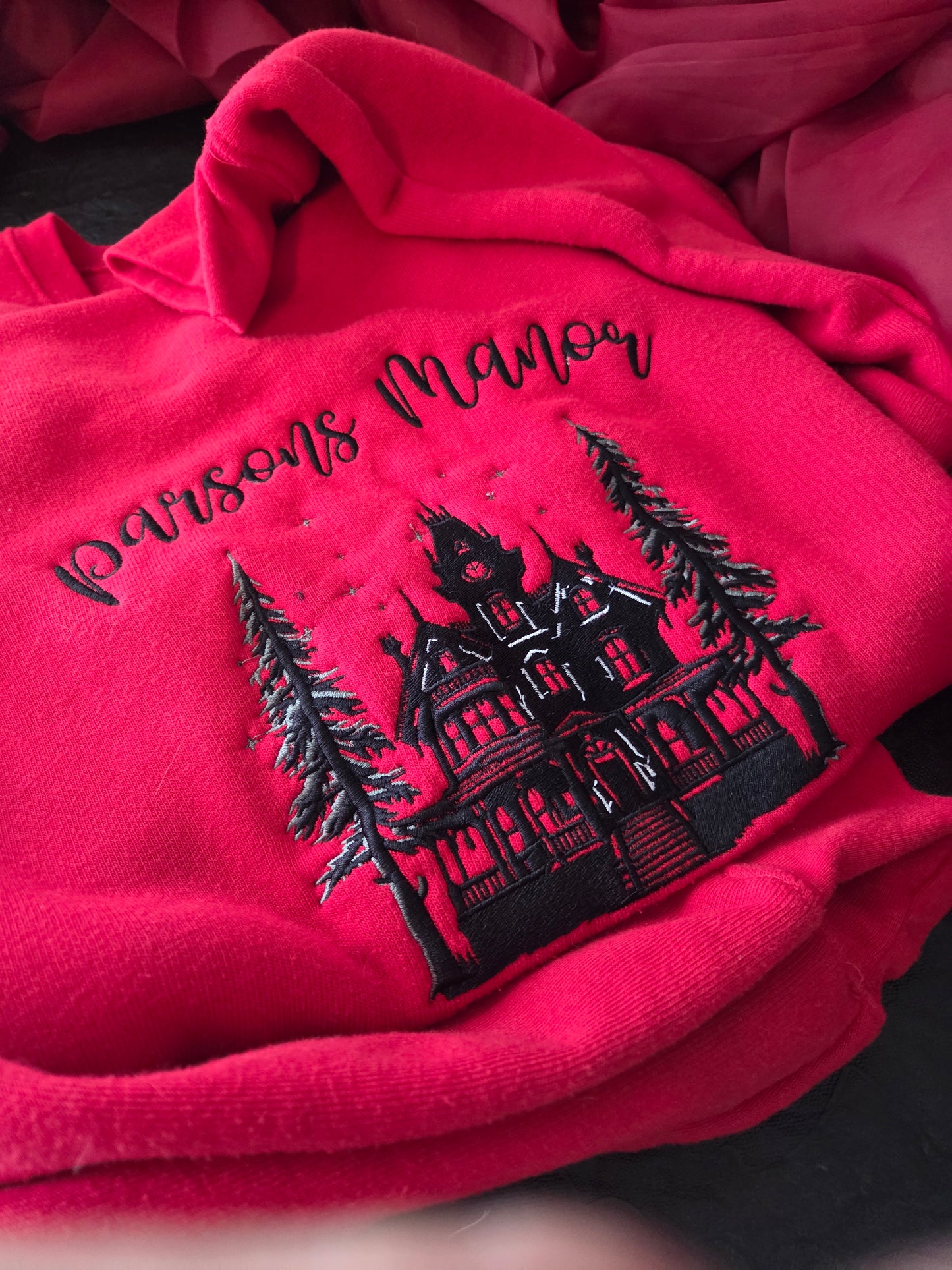 OFFICIALLY LICENSED HD CARLTON Parson's Manor Embroidered Sweatshirt Fairytaleavenue