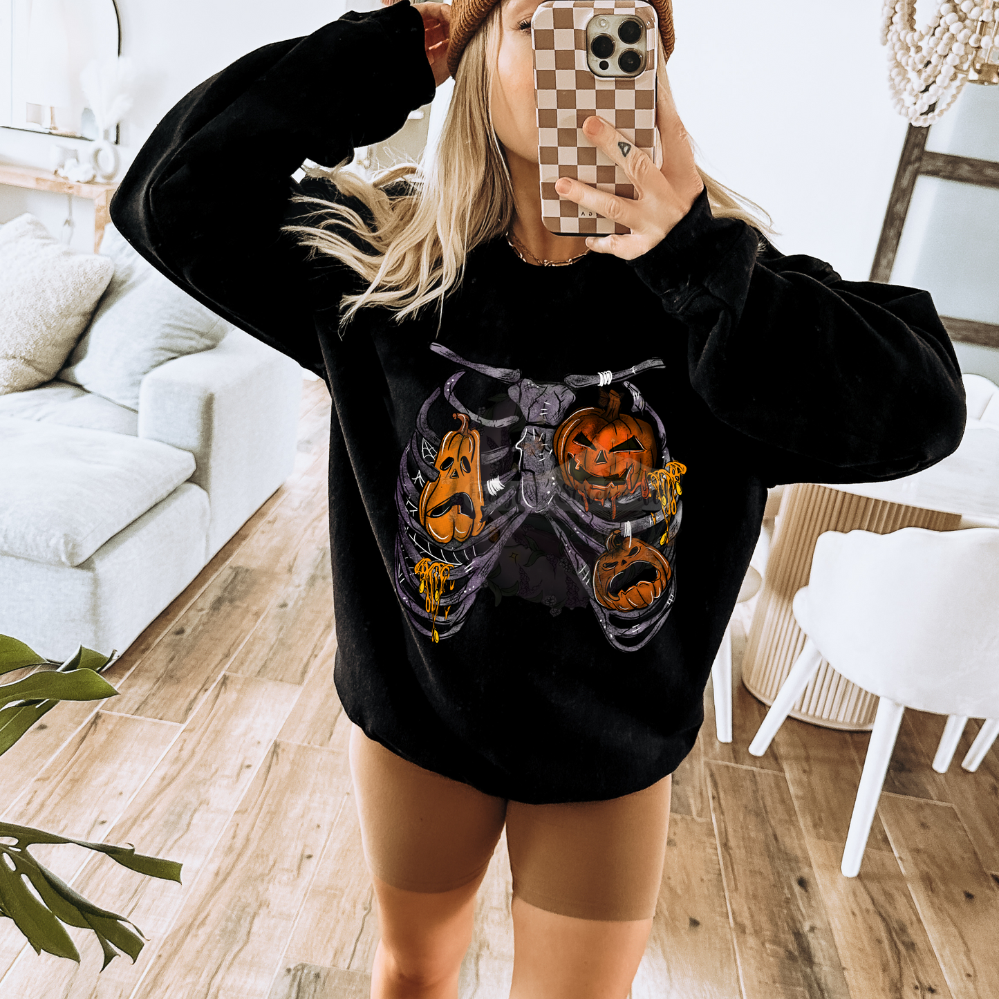 Halloween Ribcage Tee, Zip-Up or Sweatshirt Fairytaleavenue