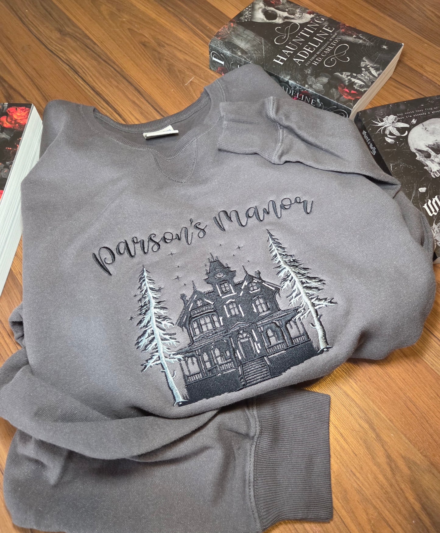 OFFICIALLY LICENSED HD CARLTON Parson's Manor Embroidered Sweatshirt Fairytaleavenue