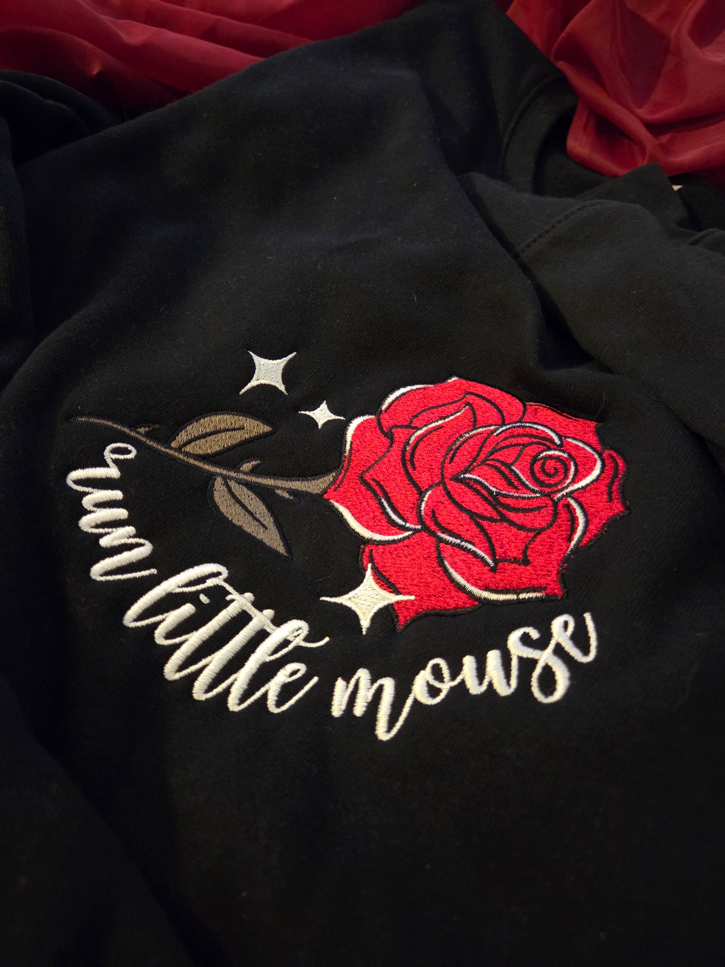 OFFICIALLY LICENSED HD CARLTON Haunting Adeline Rose Embroidered Sweatshirt Fairytaleavenue