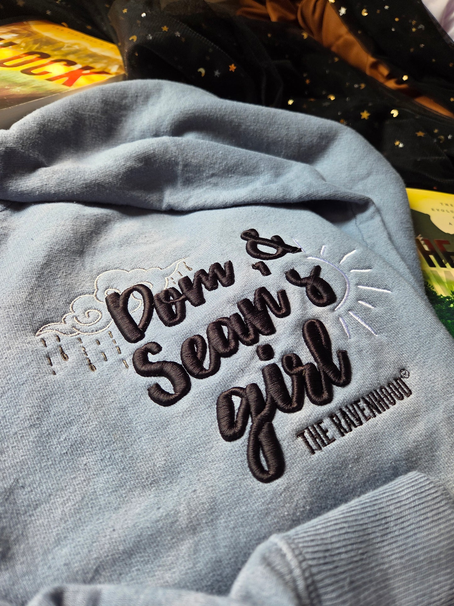Dom and Sean's Girl 3D puff Embroidered Sweatshirt Fairytaleavenue
