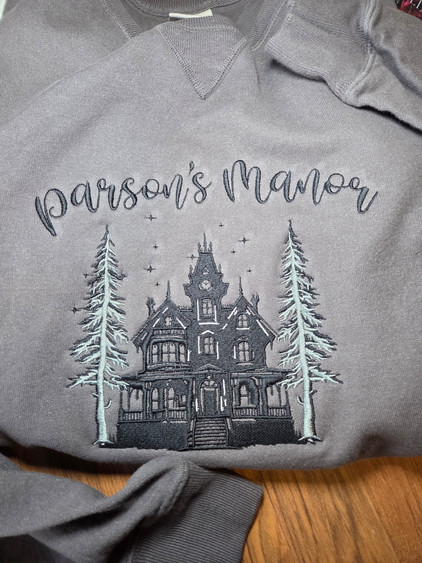 OFFICIALLY LICENSED HD CARLTON Parson's Manor Embroidered Sweatshirt Fairytaleavenue