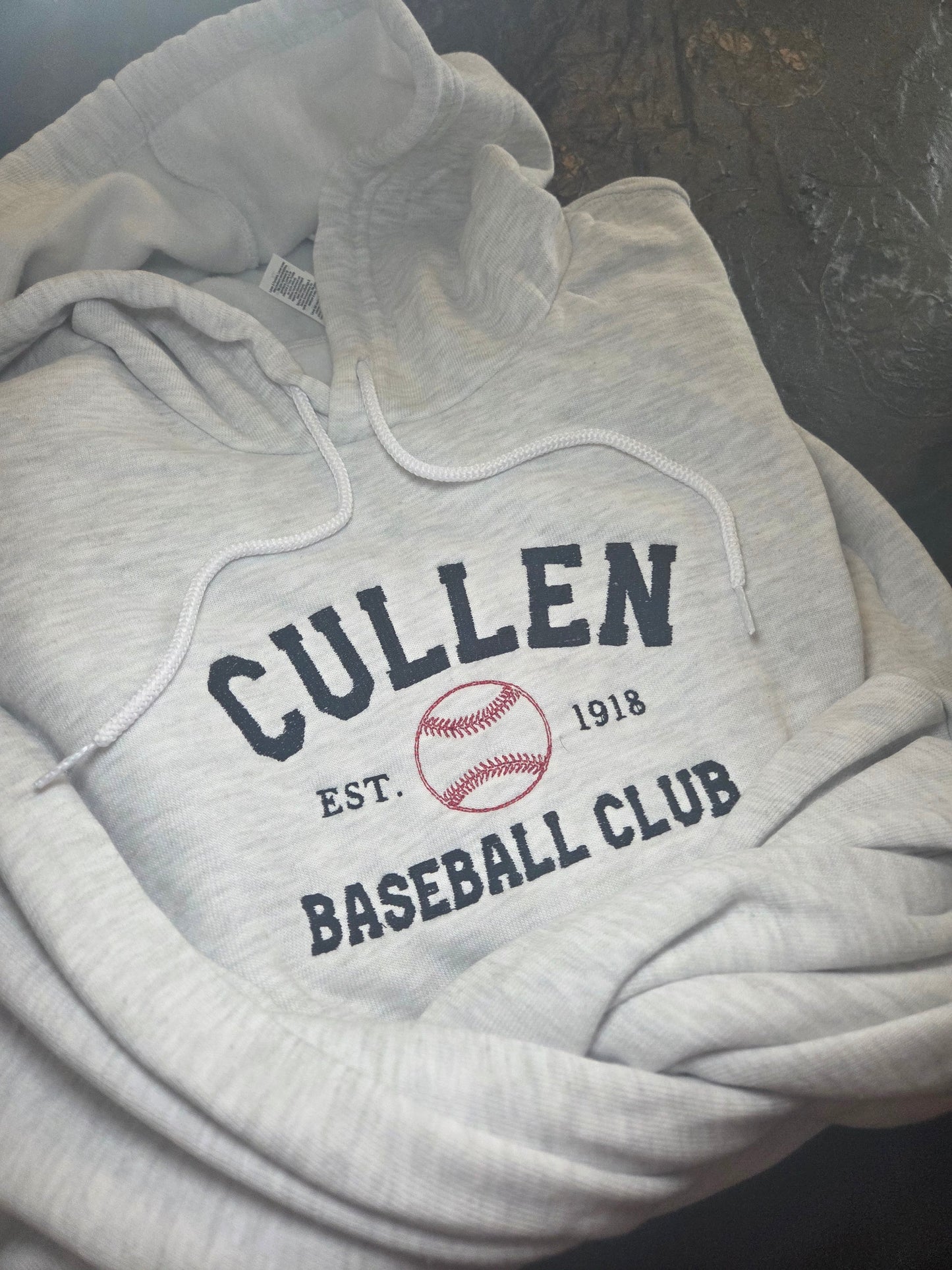 Cullen Baseball Embroidered Sweatshirt or Hoodie Fairytaleavenue