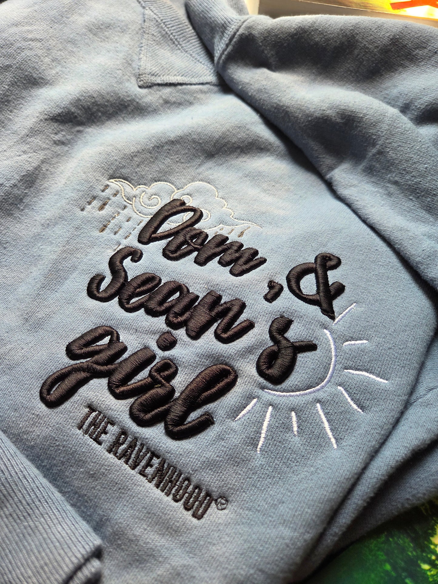 Dom and Sean's Girl 3D puff Embroidered Sweatshirt Fairytaleavenue
