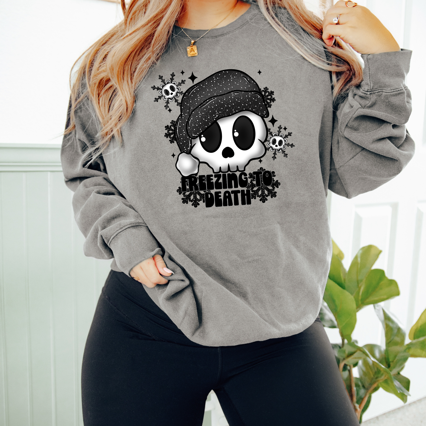 Literally Freezing Skeleton Halloween Tee/Sweatshirt Fairytaleavenue
