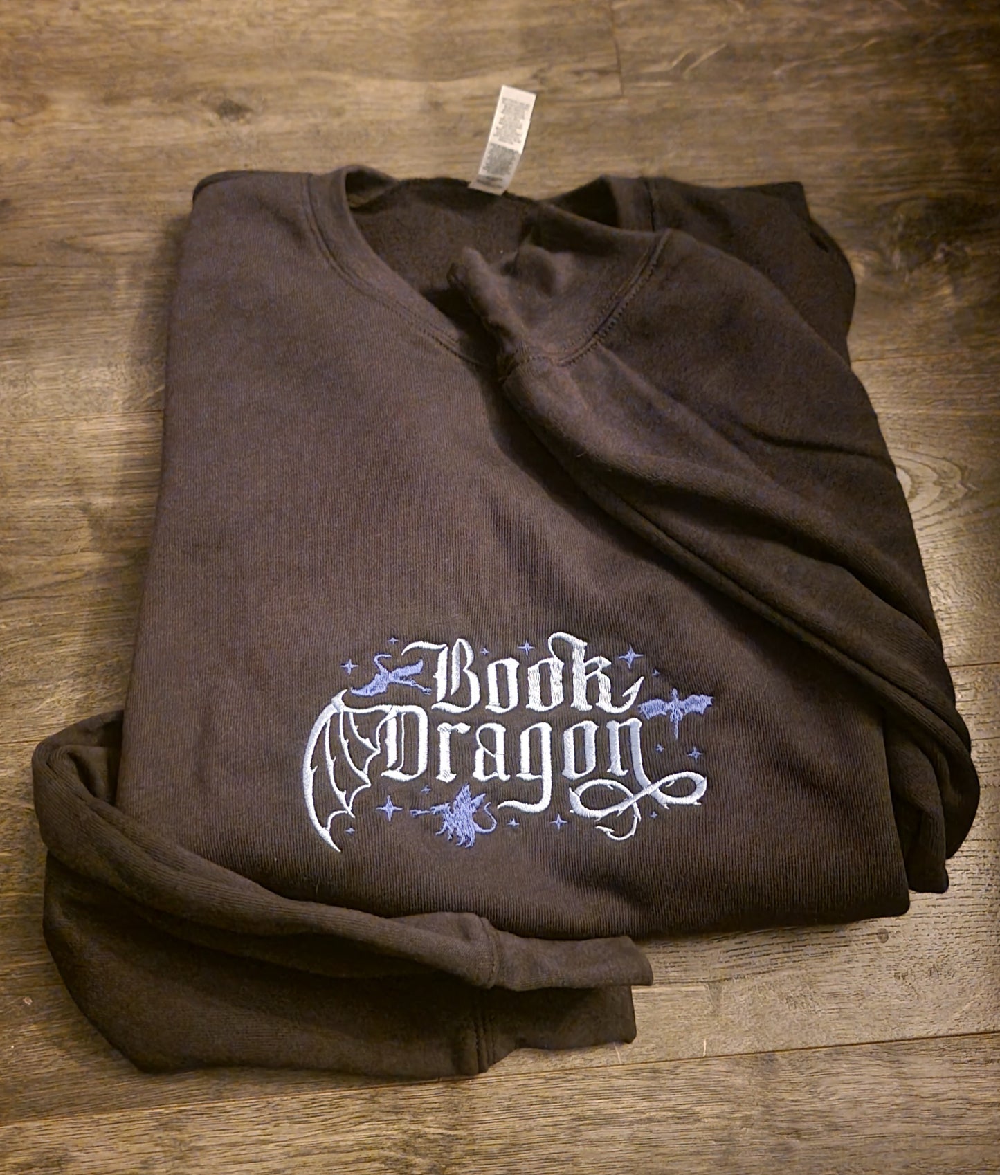 Book Dragon Sweatshirt In Grey