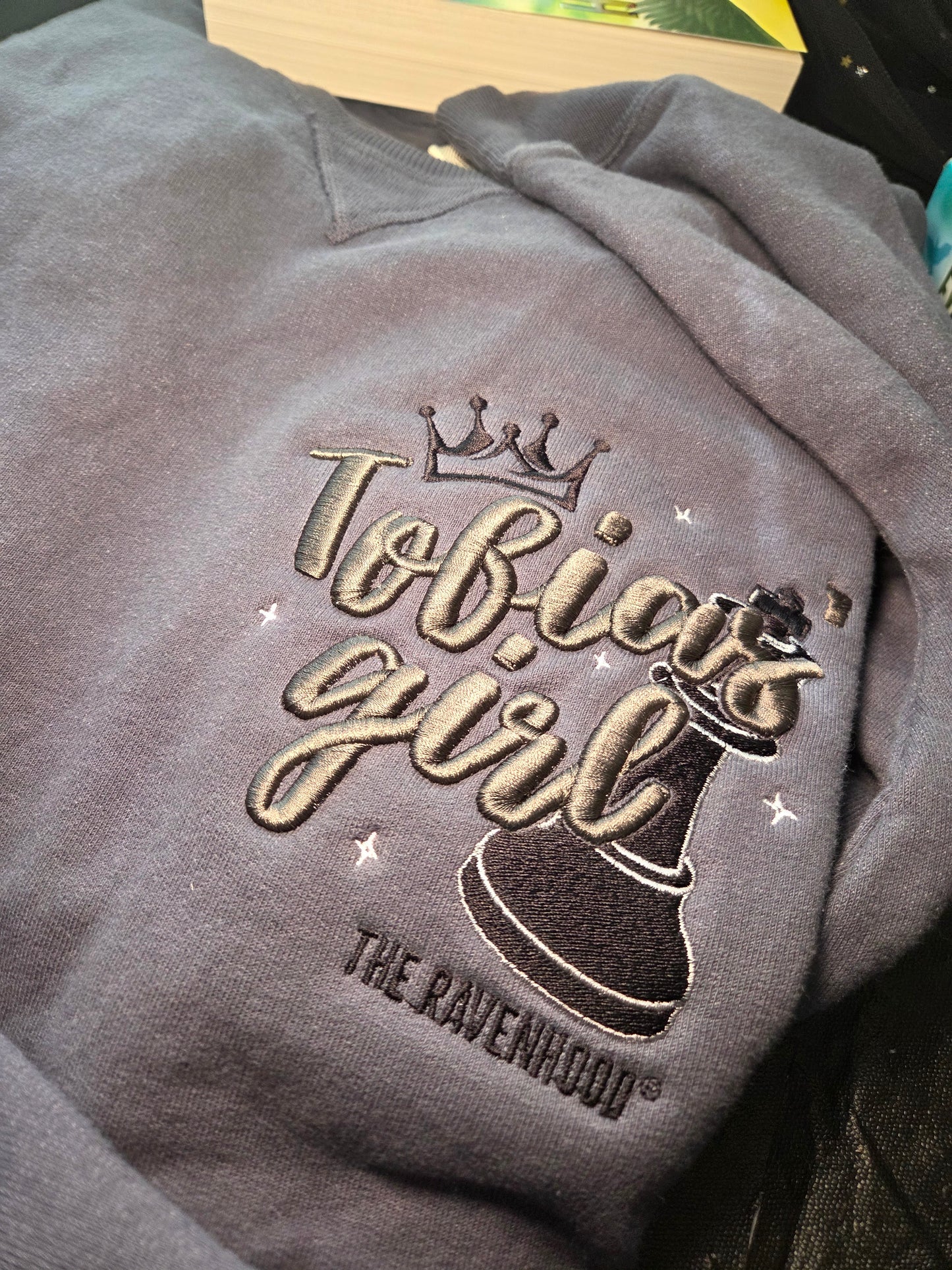Tobias' Girl 3D puff Embroidered Sweatshirt Fairytaleavenue
