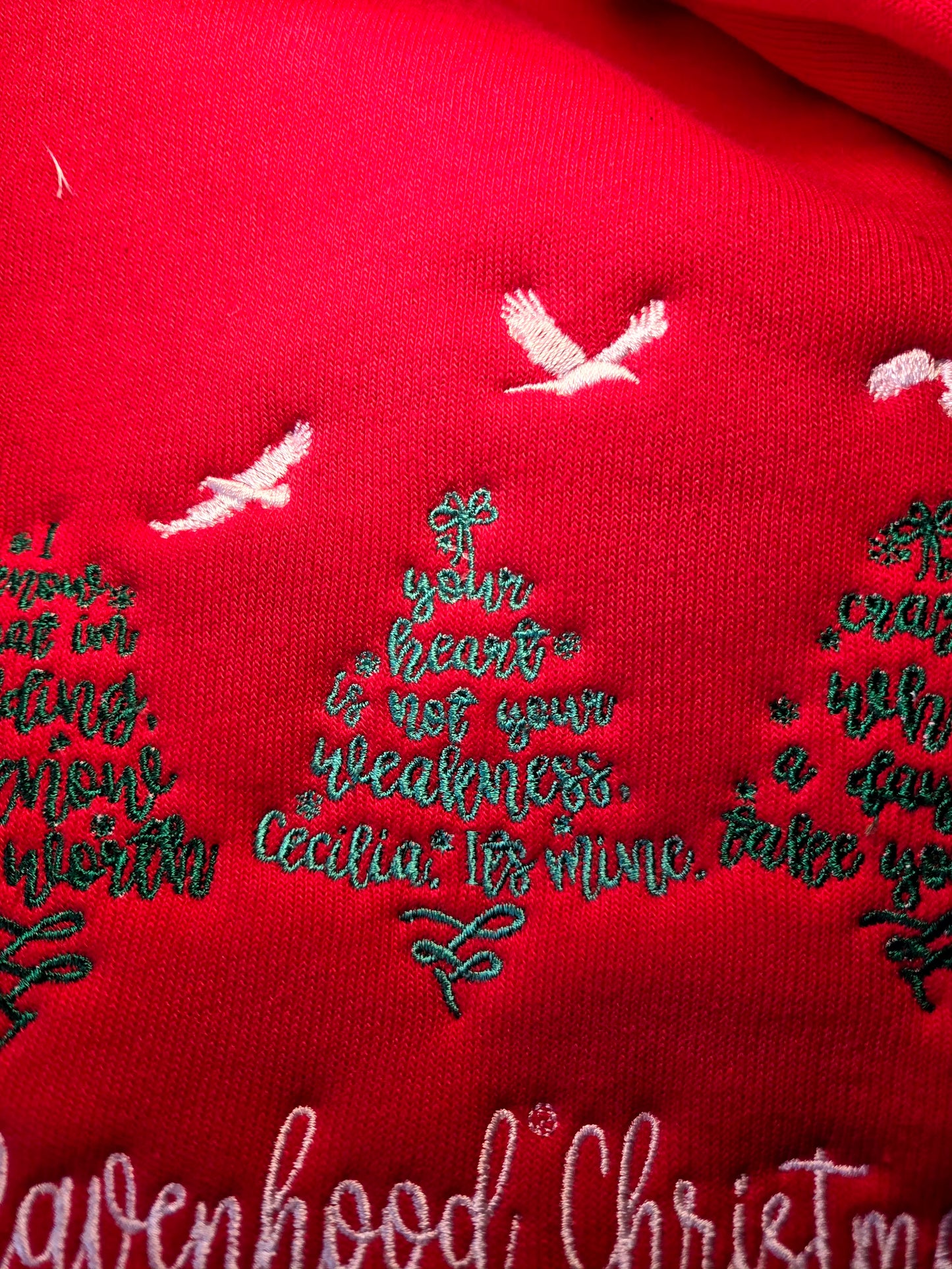 Raven Tree Quotes Embroidered Sweatshirt Fairytaleavenue