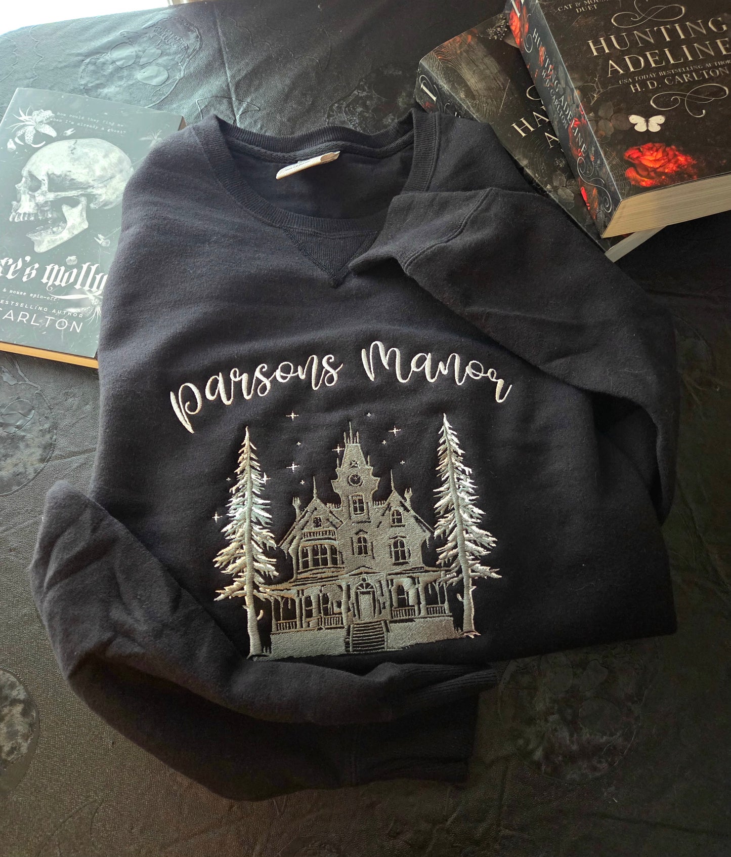 OFFICIALLY LICENSED HD CARLTON Parson's Manor Embroidered Sweatshirt Fairytaleavenue