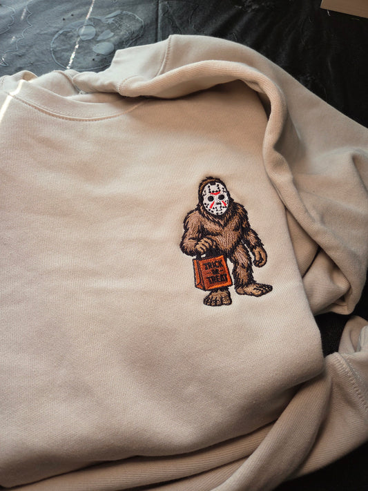Boo Foot Embroidered Sweatshirt or Hoodie Fairytaleavenue