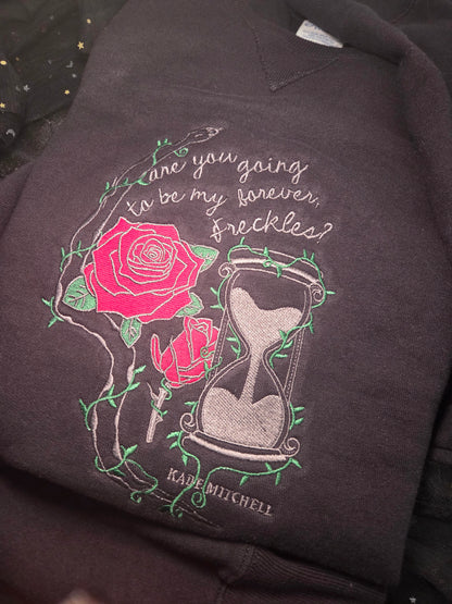 Forever Freckles Embroidered Sweatshirt