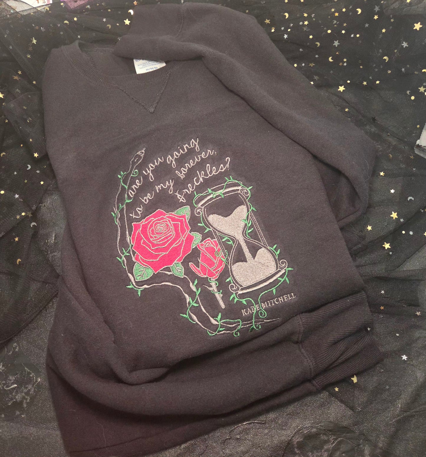 Forever Freckles Embroidered Sweatshirt