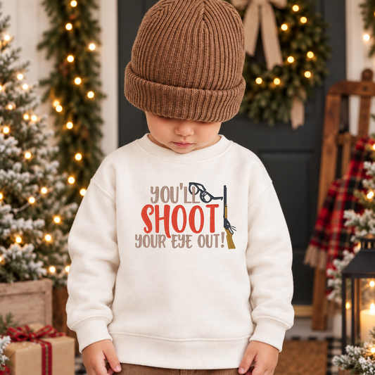 Shoot Eye Out Embroidered Sweatshirt Fairytaleavenue