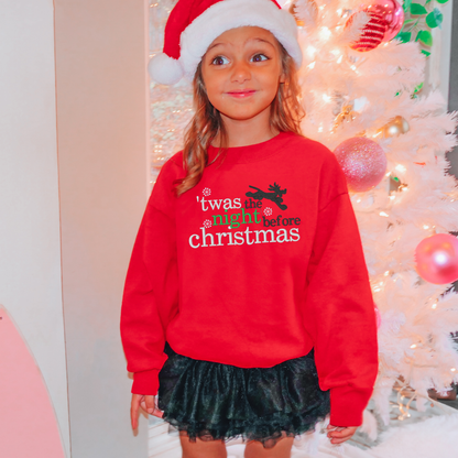 Twas The Night Embroidered Sweatshirt (Copy) Fairytaleavenue