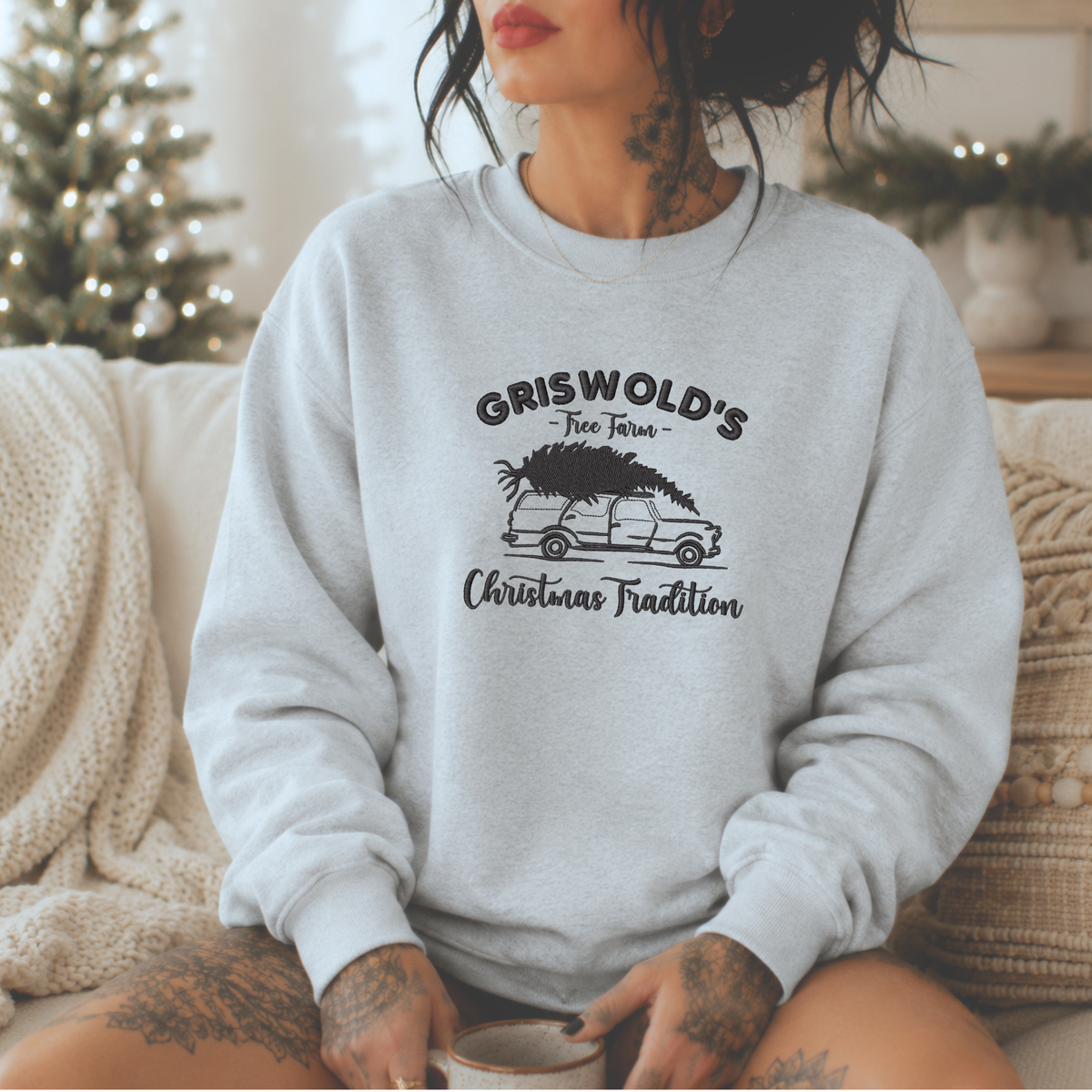 Griswold Embroidered Sweatshirt or Hoodie (Copy) Fairytaleavenue