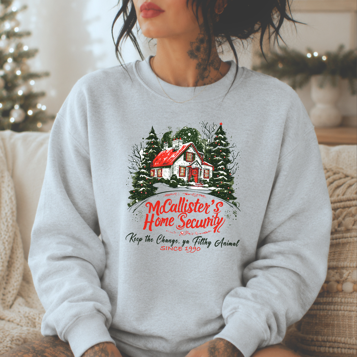 Home Security Graphic Tshirt or Sweatshirt Fairytaleavenue