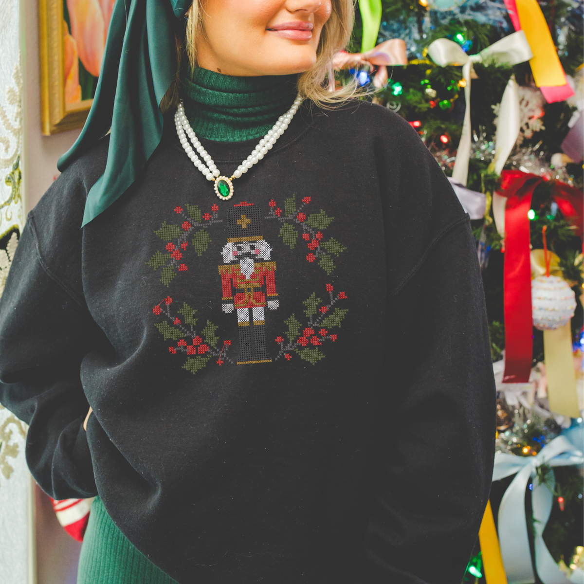 Vintage Nutcracker Embroidered Sweatshirt or Hoodie (Copy) Fairytaleavenue