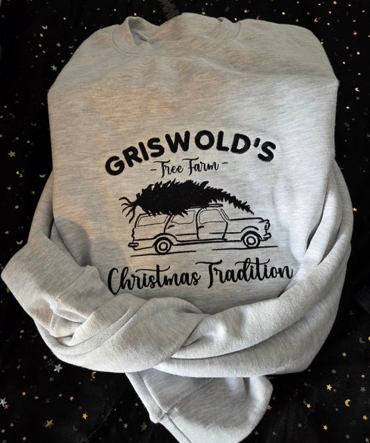 Griswold Embroidered Sweatshirt or Hoodie Fairytaleavenue