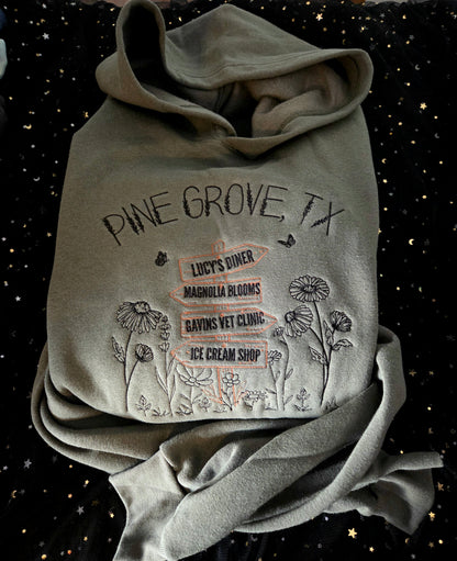 Pine Grove Embroidered Sweatshirt or Hoodie Officially Licensed (Copy) Fairytaleavenue