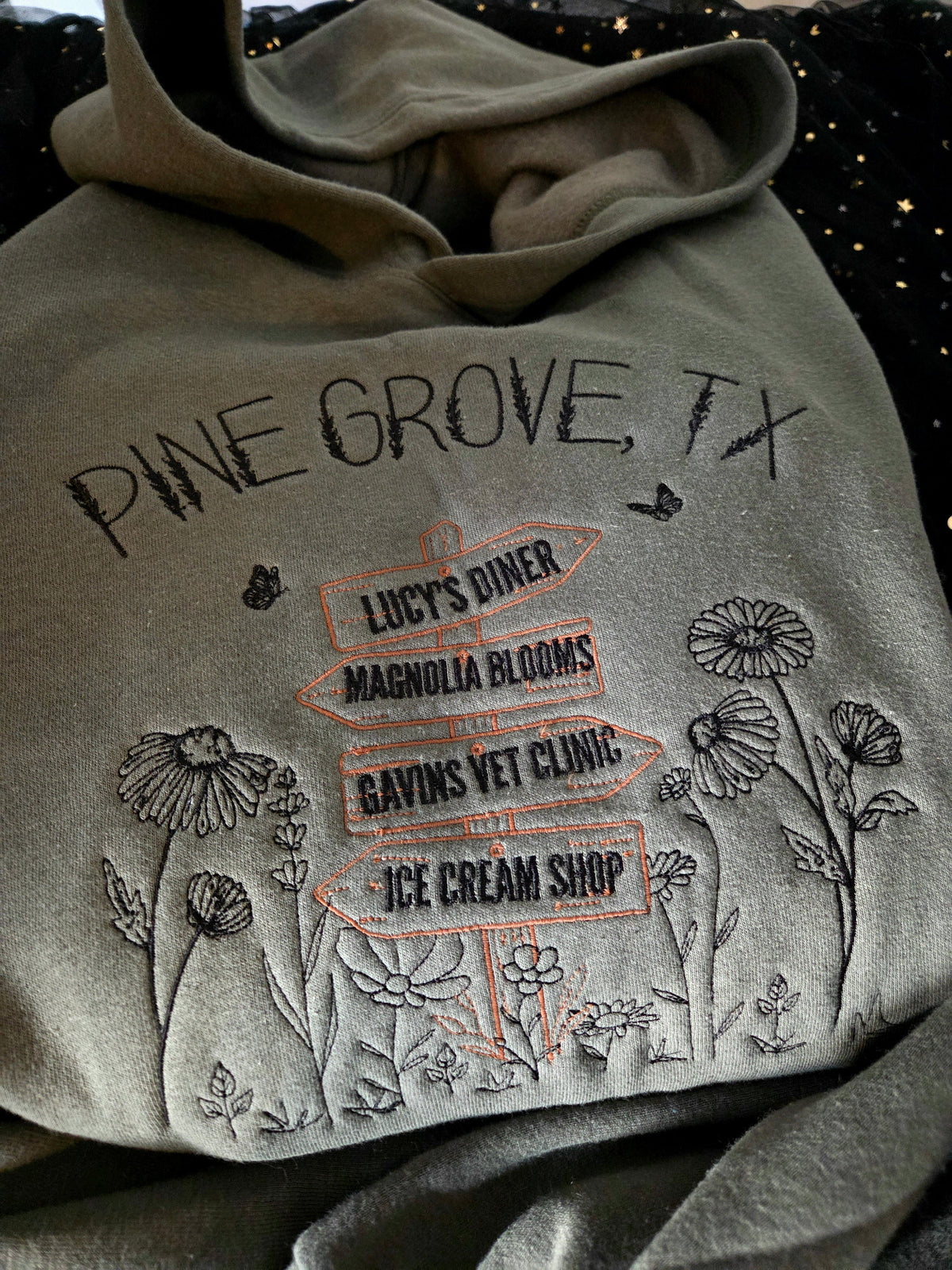 Pine Grove Embroidered Sweatshirt or Hoodie Officially Licensed (Copy) Fairytaleavenue
