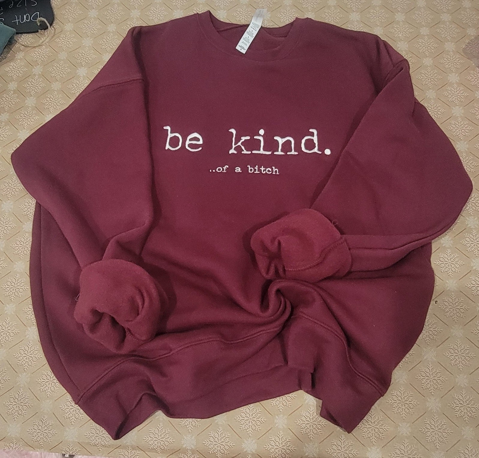 Stay Weird Embroidered Sweatshirt Fairytaleavenue