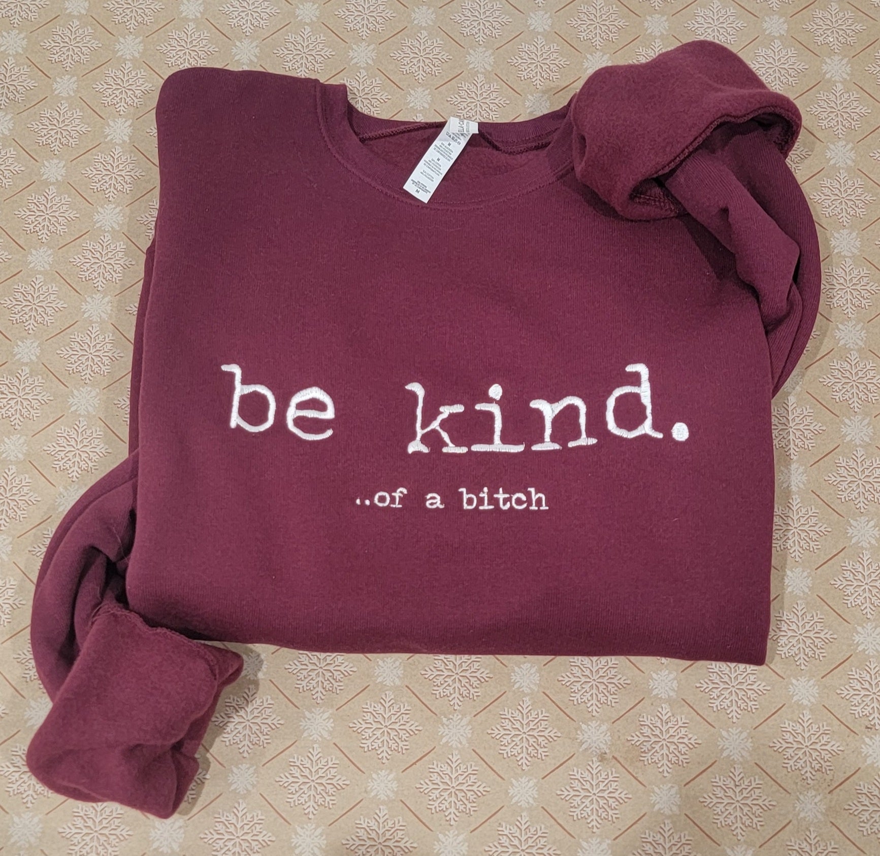 Stay Weird Embroidered Sweatshirt Fairytaleavenue