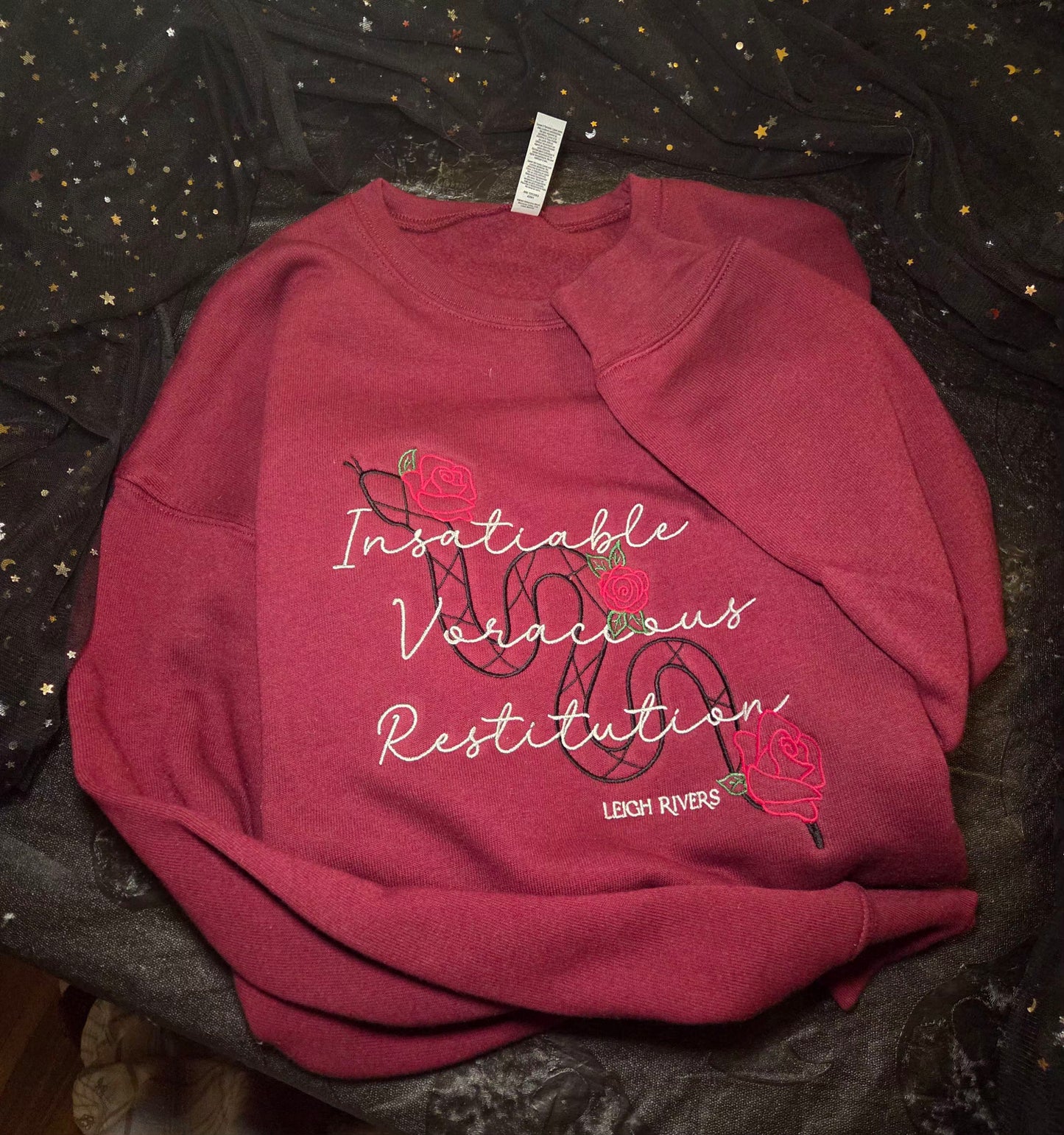 Edge Of Darkness Trilogy Embroidered Sweatshirt