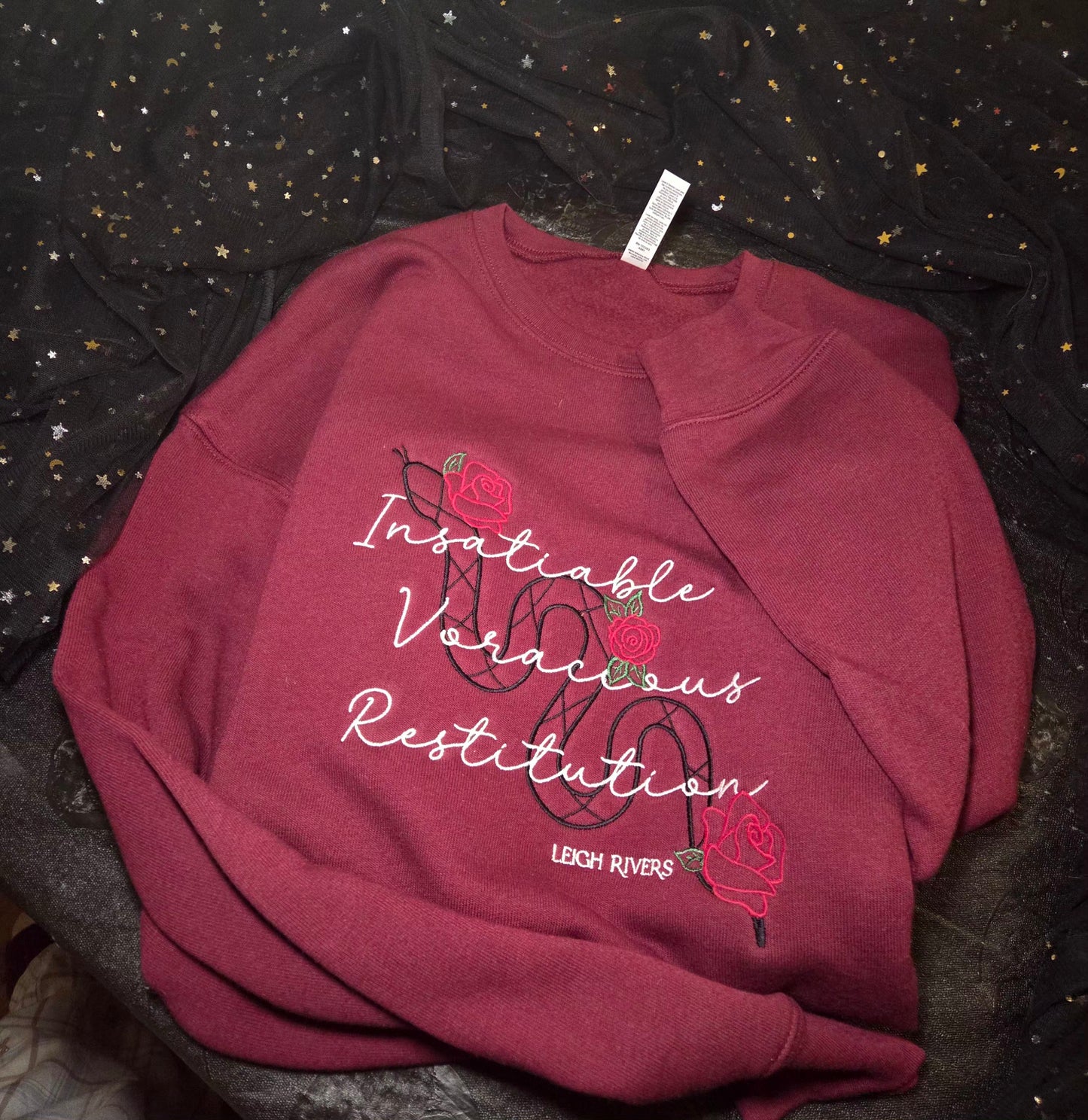 Edge Of Darkness Trilogy Embroidered Sweatshirt