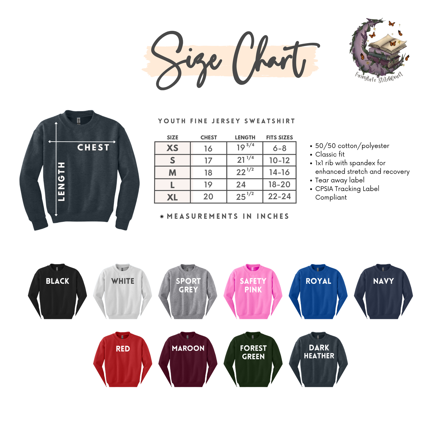 Youth Sweatshirt Fairytaleavenue