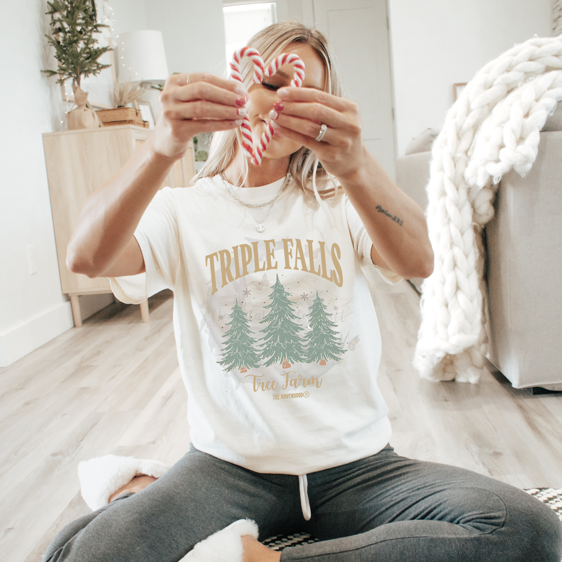 Licensed Christmas Tree Farm Graphic Tee Fairytaleavenue