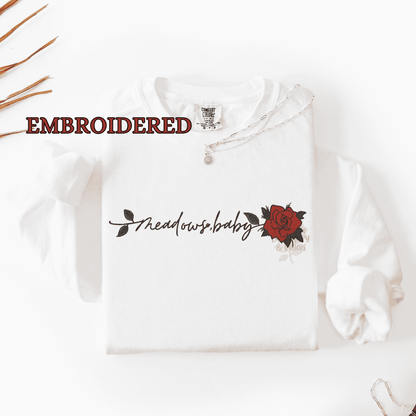 OFFICIALLY LICENSED HD CARLTON Meadows Baby Embroidered Sweatshirt Fairytaleavenue