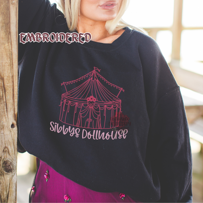 OFFICIALLY LICENSED HD CARLTON Sibbys Dollhouse Satans Affair Embroidered Sweatshirt Fairytaleavenue