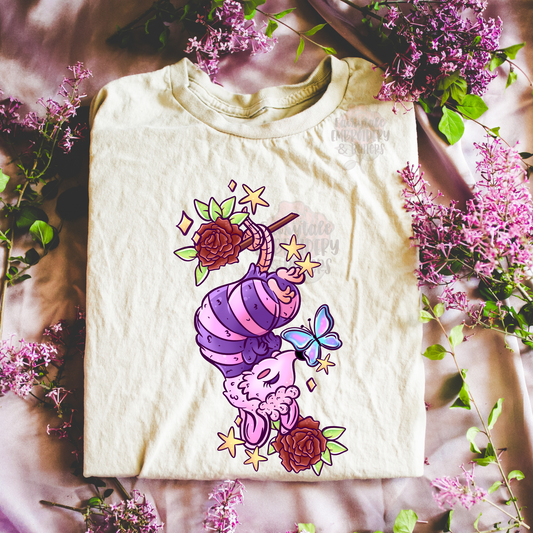 Cottage Critter Possum in Wonderland Tee