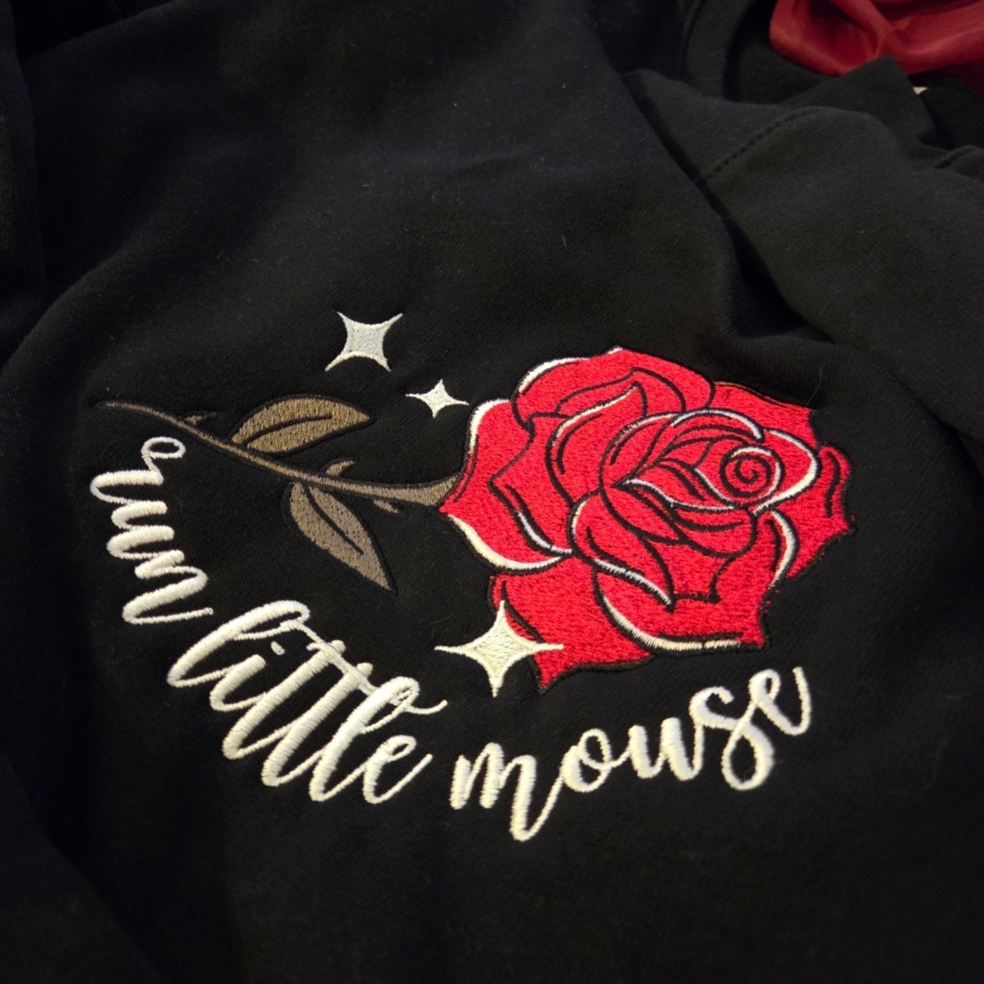 OFFICIALLY LICENSED HD CARLTON Haunting Adeline Rose Embroidered Sweatshirt Fairytaleavenue