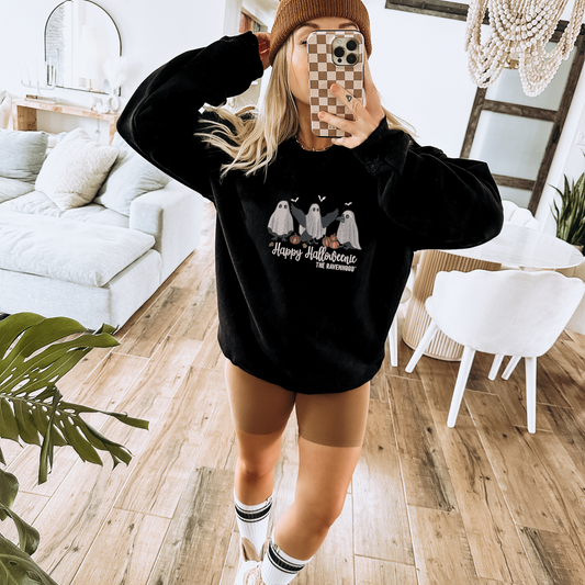 Halloweenie Embroidered Sweatshirt Fairytaleavenue