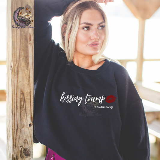 Kissing Tramp Embroidered Sweatshirt Fairytaleavenue